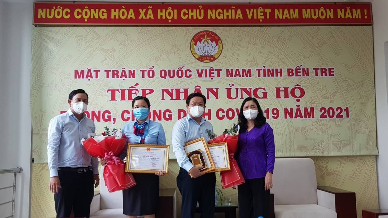 Hỗ trợ hơn 27 tỉ đồng cho 5 tỉnh phía Nam