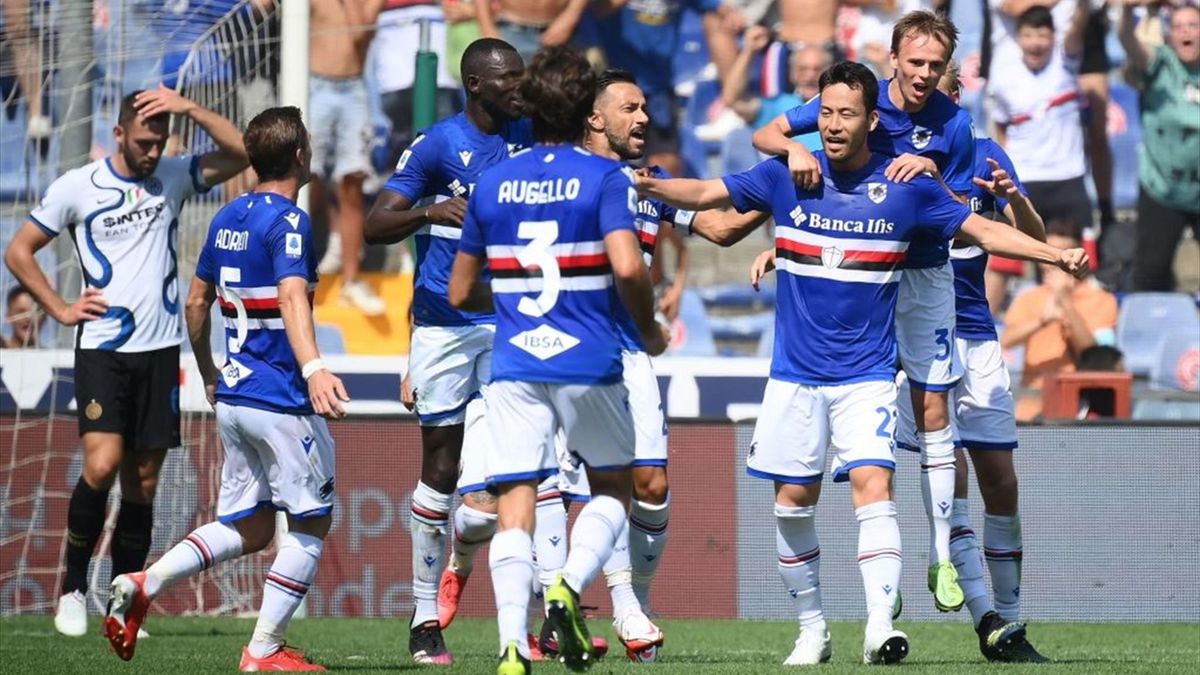 Inter Milan bị Sampdoria cầm hòa 2-2 ở vòng ba Serie A