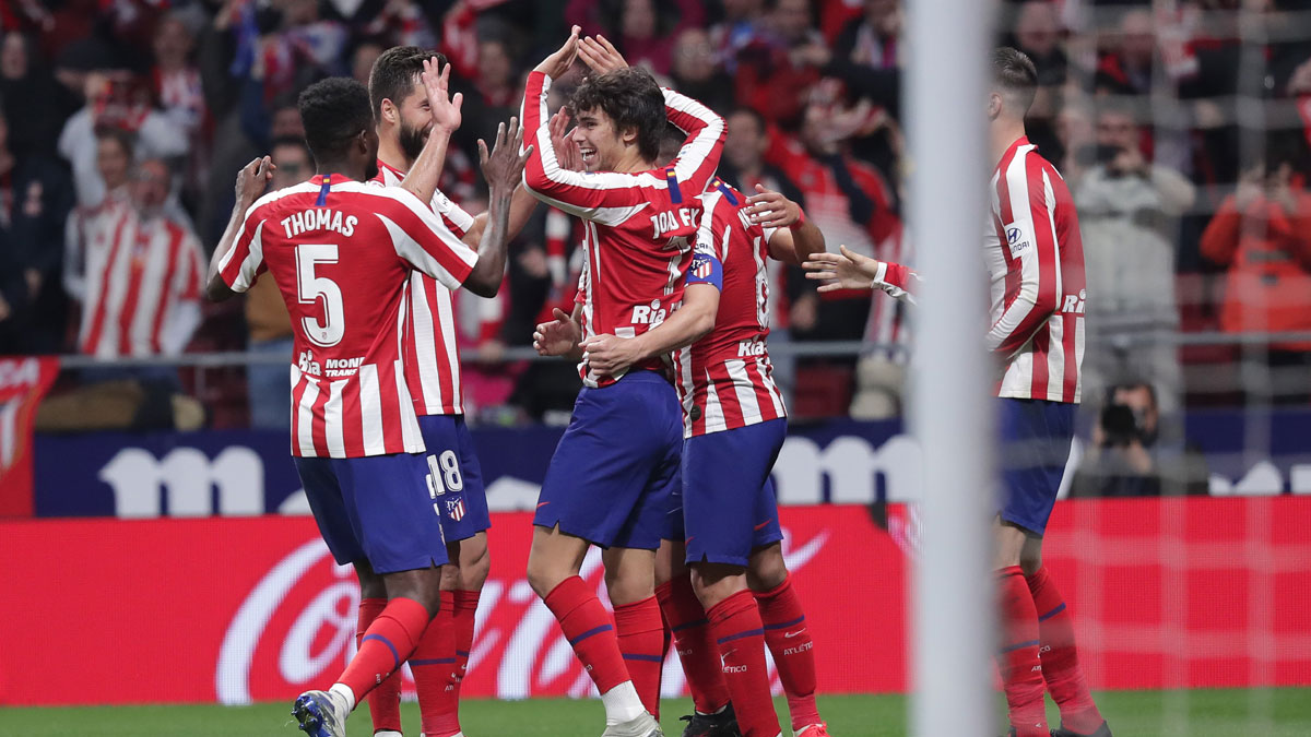 Atletico đánh bại Espanyol 2-1 ở vòng bốn La Liga nhờ phút bù giờ