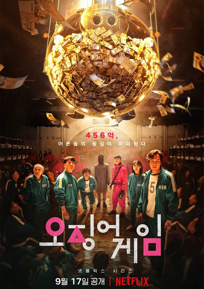 Squid Game của đạo diễn Hwang Dong Hyuk kể về trò chơi sinh tồn