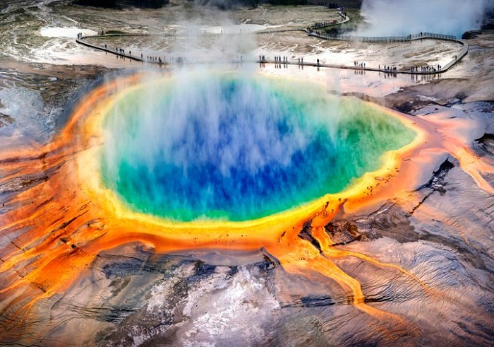 Grand Prismatic Spring, Mỹ